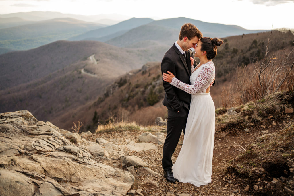 bride-and-groom-on-top-of-mountain