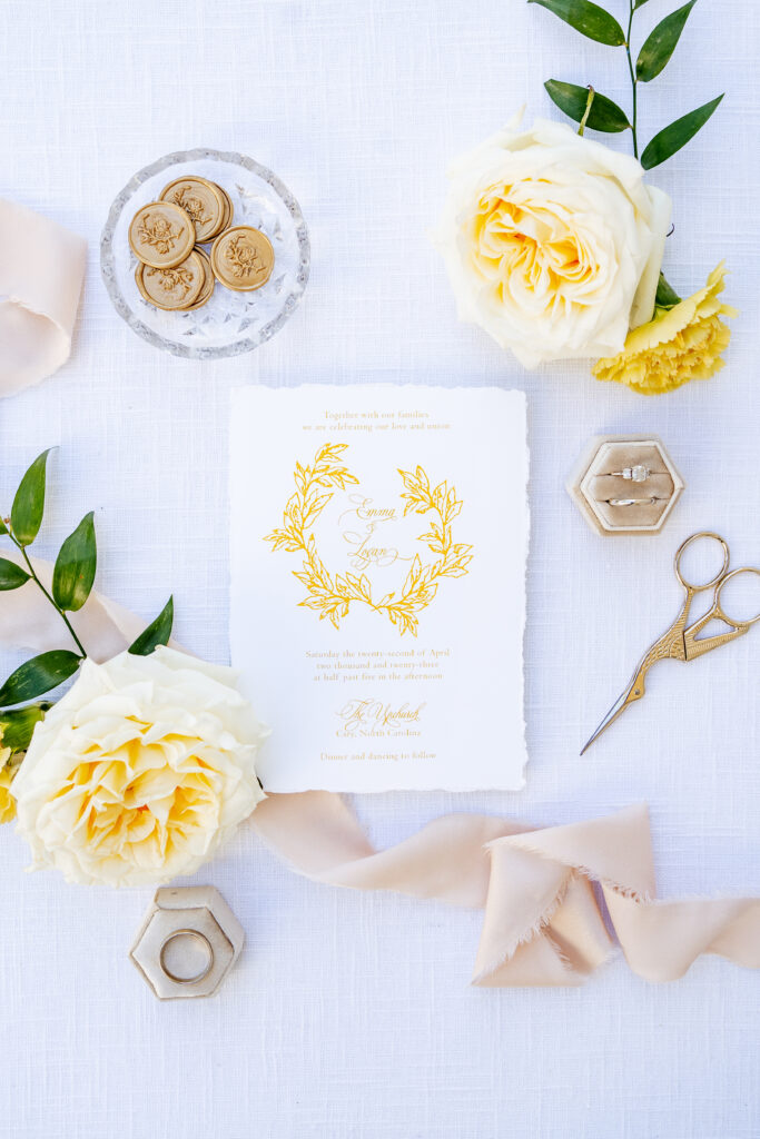 wedding stationery by Clover Paperie