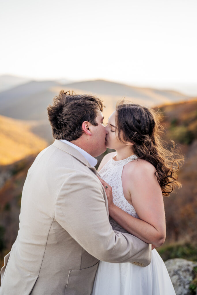 fall mountain elopement in Shenandoah National Park